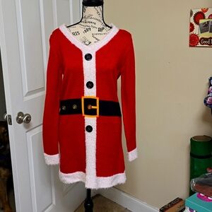 Santa Sweater Dress